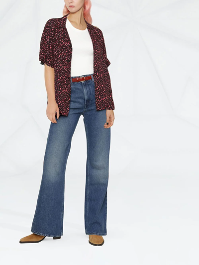 Shop Isabel Marant Étoile High-rise Flared Jeans In Blue