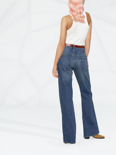 Isabel Marant Étoile High-rise Flared Jeans In Blue