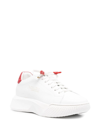 Shop Giuliano Galiano Nemesis Low-top Sneakers In White