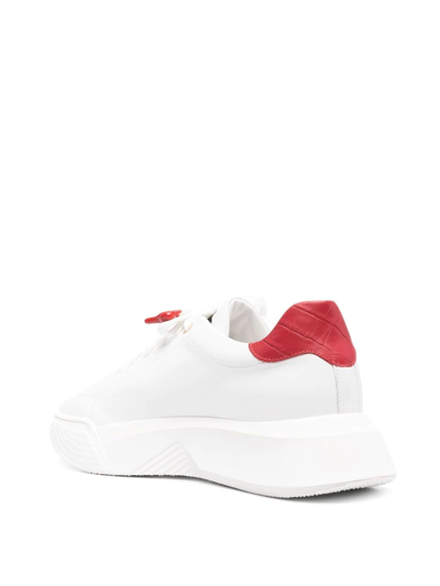 Shop Giuliano Galiano Nemesis Low-top Sneakers In White