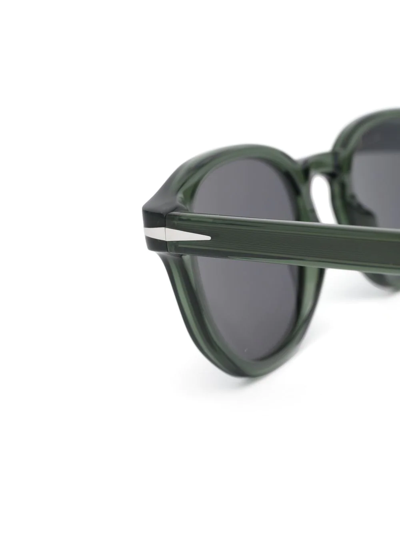 Shop Eyewear By David Beckham Wayfarer Tinted-lens Sunglasses In Green
