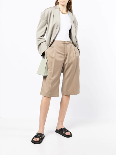 Shop Anouki Baggy Knee-length Shorts In Brown