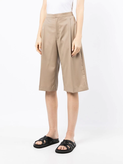 Shop Anouki Baggy Knee-length Shorts In Brown