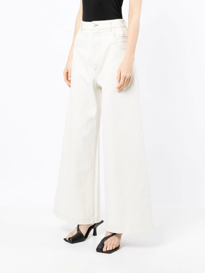 Shop Anouki High-waisted Jeans In Neutrals