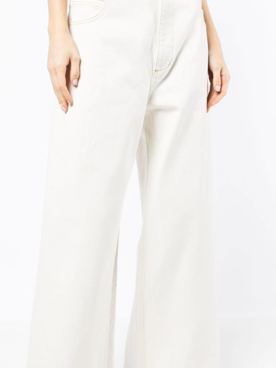 Shop Anouki High-waisted Jeans In Neutrals
