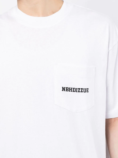 Shop Izzue Logo-print T-shirt In White