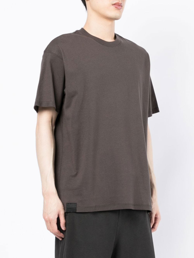 Shop Izzue Reserved-print T-shirt In Brown