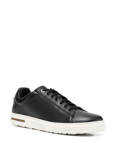 Birkenstock Natural Leather Bend Low Sneaker In Black In Black