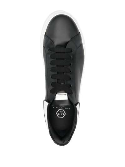 Shop Philipp Plein Big Bang Low-top Sneakers In Black