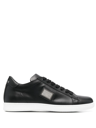 Shop Philipp Plein Plein Tm Low-top Sneakers In Black