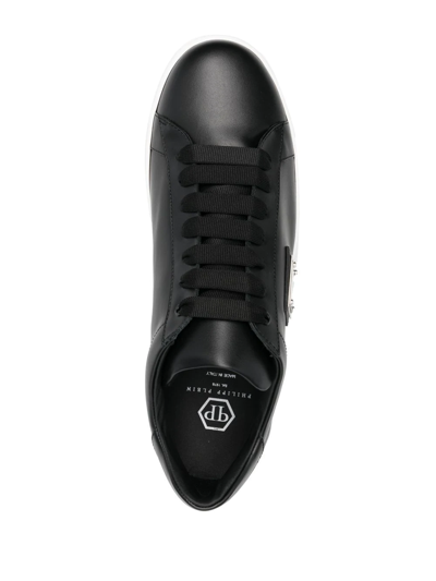 Shop Philipp Plein Plein Tm Low-top Sneakers In Black