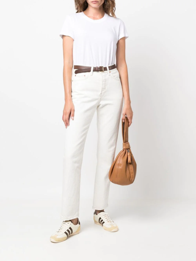 Shop James Perse Short Sleeve T-shirt In White