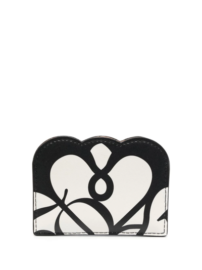 Alexander Mcqueen Seal Cardholder In Neutrals