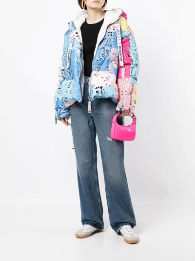 Bapy By *a Bathing Ape® Reversible Puffer Jacket In Multicolour