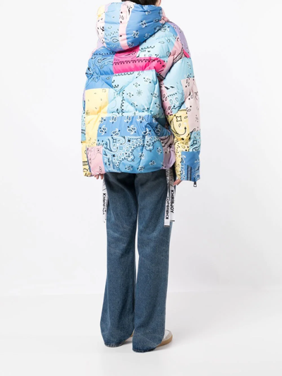 Bapy By *a Bathing Ape® Reversible Puffer Jacket In Multicolour