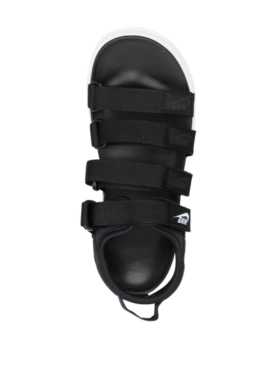 Nike Icon Classic Platform Sandals In Black