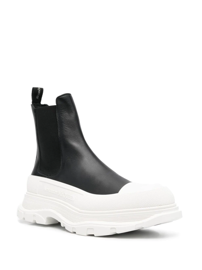 Alexander Mcqueen Chunky-platform Sole Boots In Black