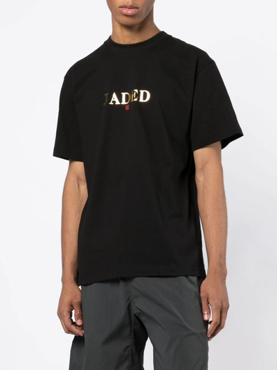 Shop Clot 'jaded' Graphic-print T-shirt In Black