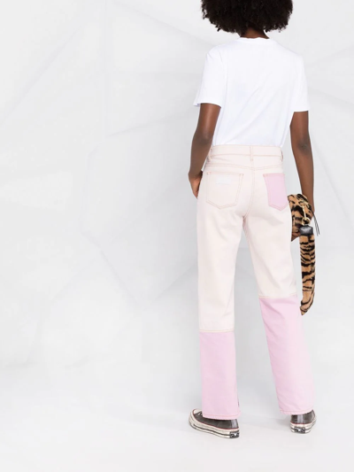 Golden Goose White Star Collection Logo-print T-shirt In White