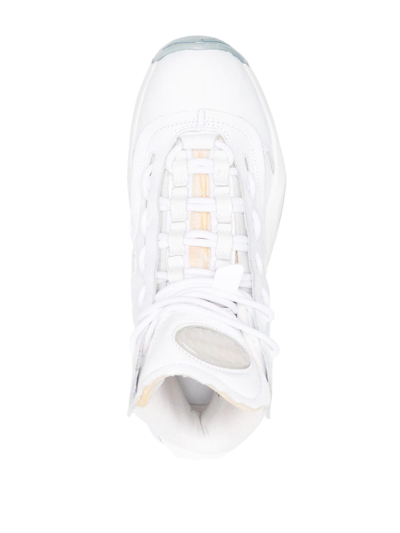 Shop Maison Margiela X Reebok Tq Memory Of Project 0 Low-top Sneakers In White