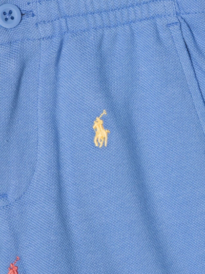 Shop Ralph Lauren Prepster Logo-embroidered Athletic Shorts In Blue