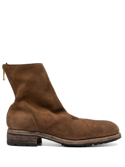 Shop Undercover Slouchy Ankle Boots In Brown