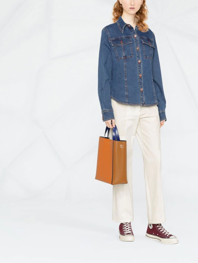 Shop See By Chloé Classic Denim Jacket In Blue