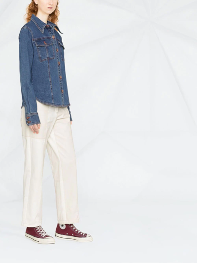 Shop See By Chloé Classic Denim Jacket In Blue