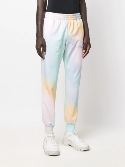 Shop Blue Sky Inn Embroidered-logo Track Pants In Pink