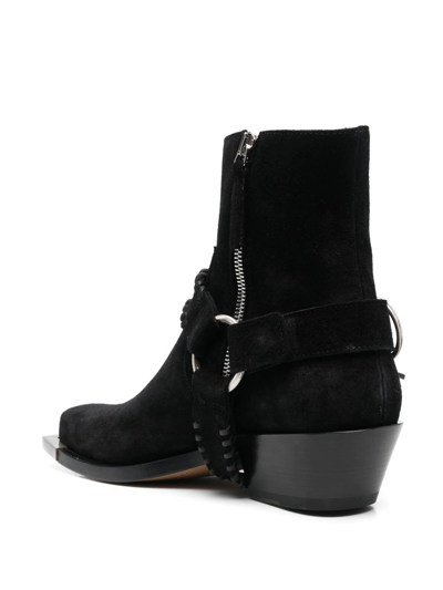 Shop Buttero Square-toe 55mm Ankle Boots In Black