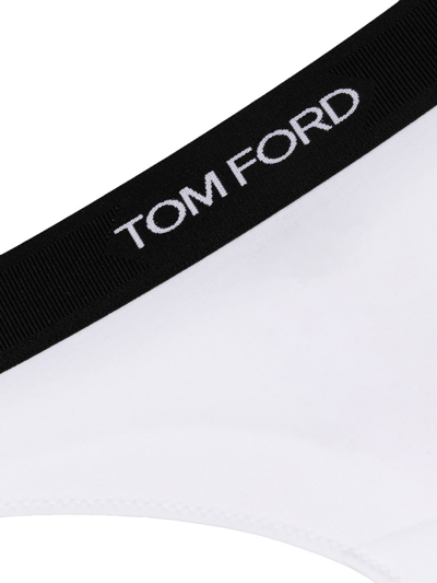 汤姆福特 LOGO裤腰丁字裤