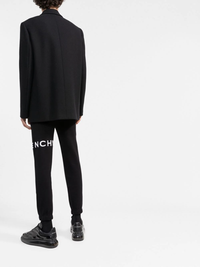 Shop Givenchy Logo-print Track Pants In Black