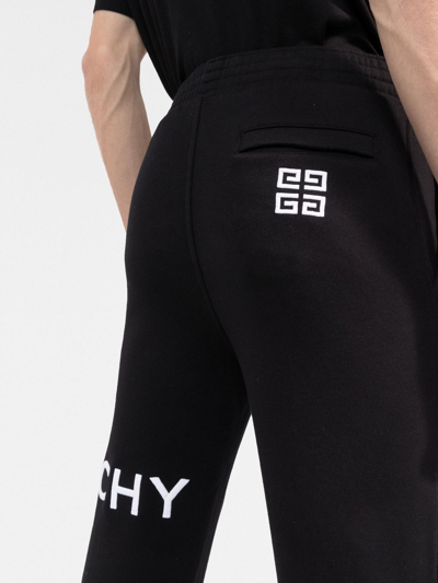 Shop Givenchy Logo-print Track Pants In Black