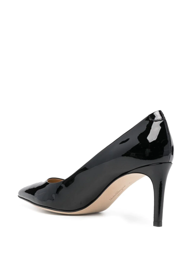 Ferragamo Point-toe Pumps In Black