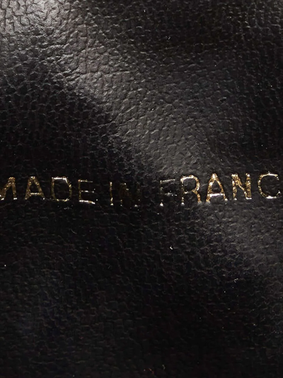 Pre-owned Chanel 1996-1997 Cc Logo-embossed Vanity Bag In Black