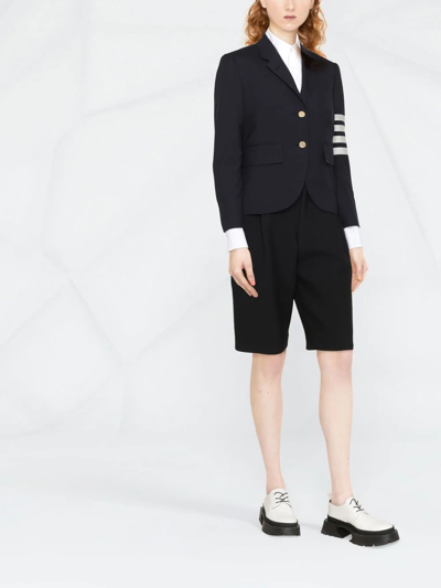 Thom Browne 4-bar Single-breasted Blazer In Blue