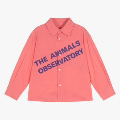 Shop The Animals Observatory Pink Tencel & Cotton Shirt