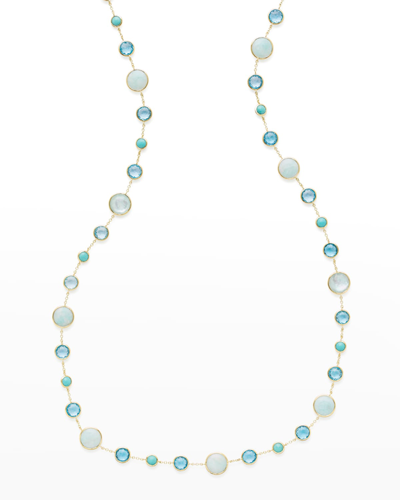 Shop Ippolita Lollitini Long Necklace In 18k Gold In Waterfall