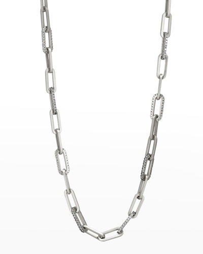 Shop Freida Rothman Coastal Chain Layering Link Necklace In Silver