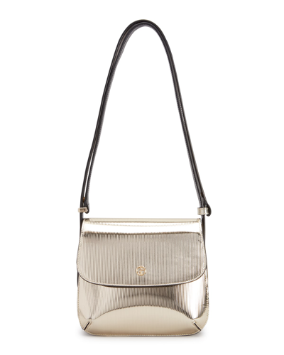 Verschillende goederen Bek compileren Giorgio Armani Metallic Small Flap Shoulder Bag In Platinum | ModeSens