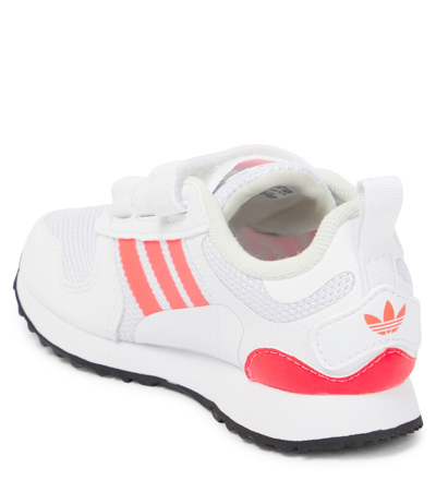 Shop Adidas Originals Zx 700 Hd Mesh Sneakers In Ftwwht/turbo/whitin