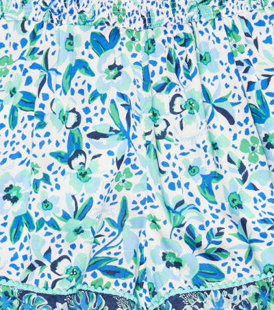 Poupette St Barth Men's Little Girl's & Girl's Cindy Culotte Shorts In Blue Monaco