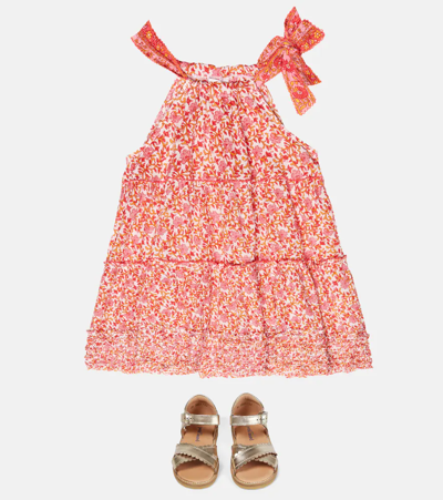 Poupette St Barth Little Girl's & Girl's Carine Mini Dress In Pink Mistral