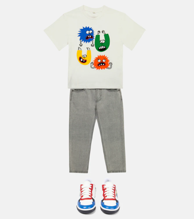 Stella Mccartney Sneakers Per Bambini In Multicoloured