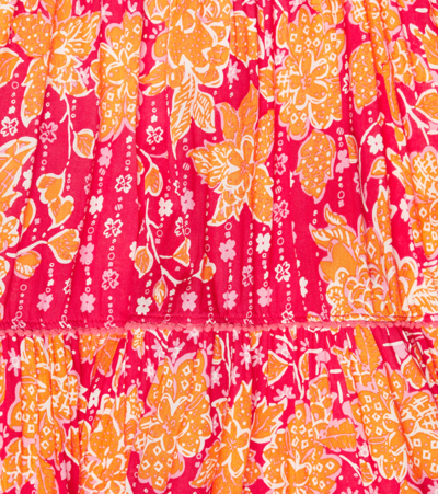 Poupette St Barth Pippa Floral Dress In Fuschsia Edelweiss
