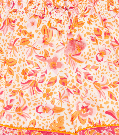 Poupette St Barth Cindy Floral Shorts In Pink Monaco