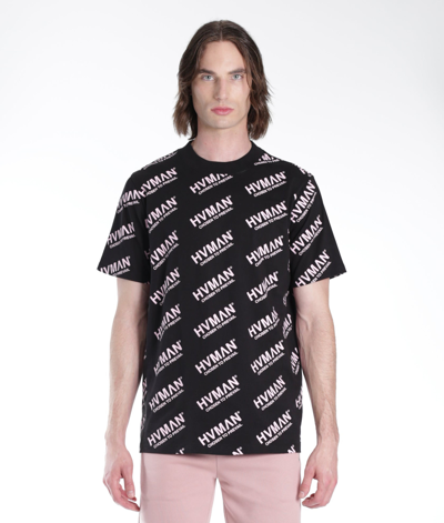 Shop Hvman Chosen To Prevail Novelty Tee Repeat In Black