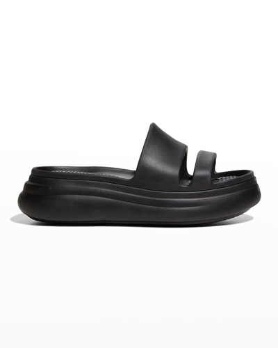 Shop Rag & Bone Brixley Rubber Slide Flatform Sandals In Blk