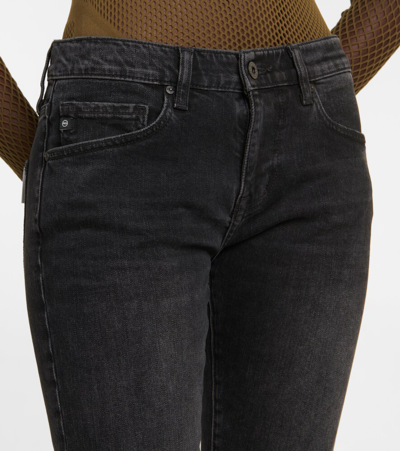 Ag Ex-boyfriend Mid-rise Slim Jeans In Blk5