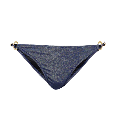 Shop Heidi Klein Midnight Heaven Bikini Bottoms In Midnight Heavens